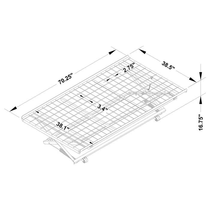 Eden Pop-Up Trundle Bed