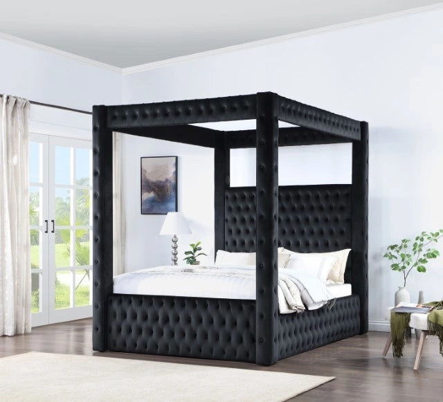 Etherea Bed Gray & Black