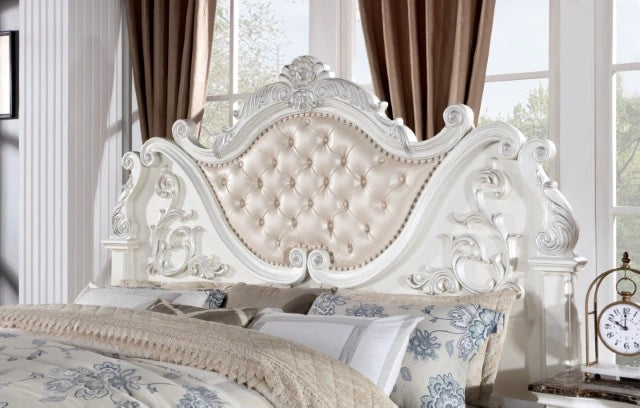 Esparanza Bed Cherry & White