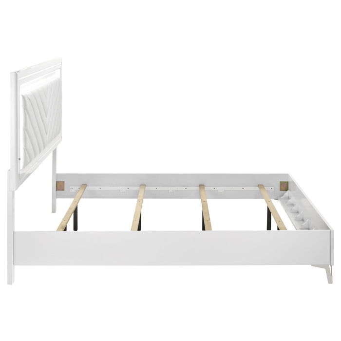Cassia Panel Bed with LED Lighting