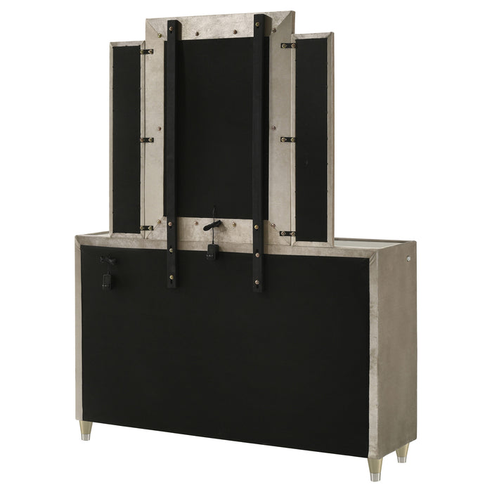 Lorient LED Dresser with LED Mirror
