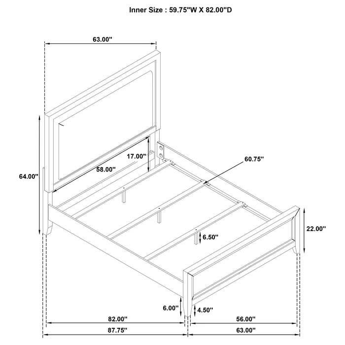 Marielle Panel Bed