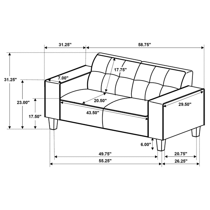Deerhurst Loveseat