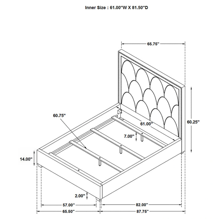Bowfield Panel Bed