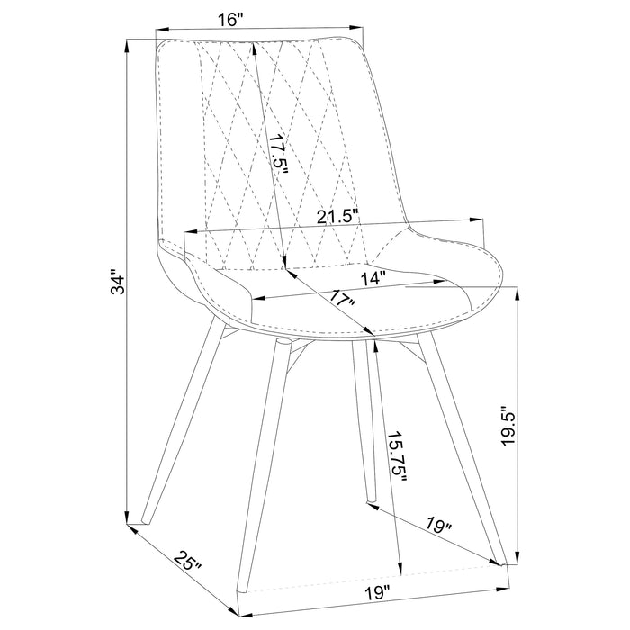 Diggs Swivel Dining Side Chair