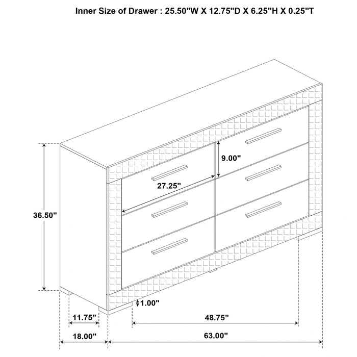 Ives 5 Pc Bedroom Set