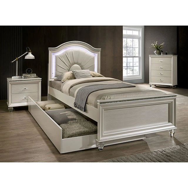 Allie Bed Beige & Pink