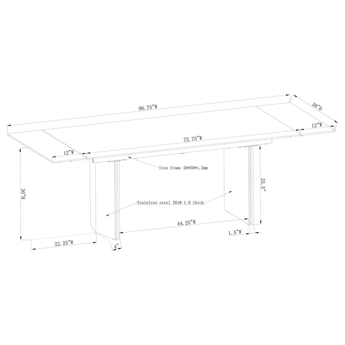 Vesa Extension Dining Table