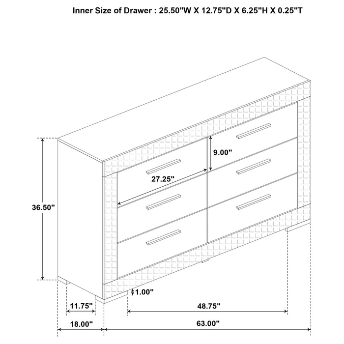 Ives 5 Pc Bedroom Set