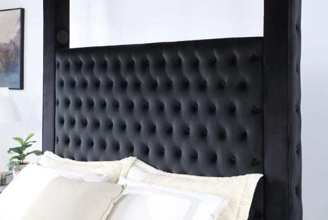 Etherea Bed Gray & Black