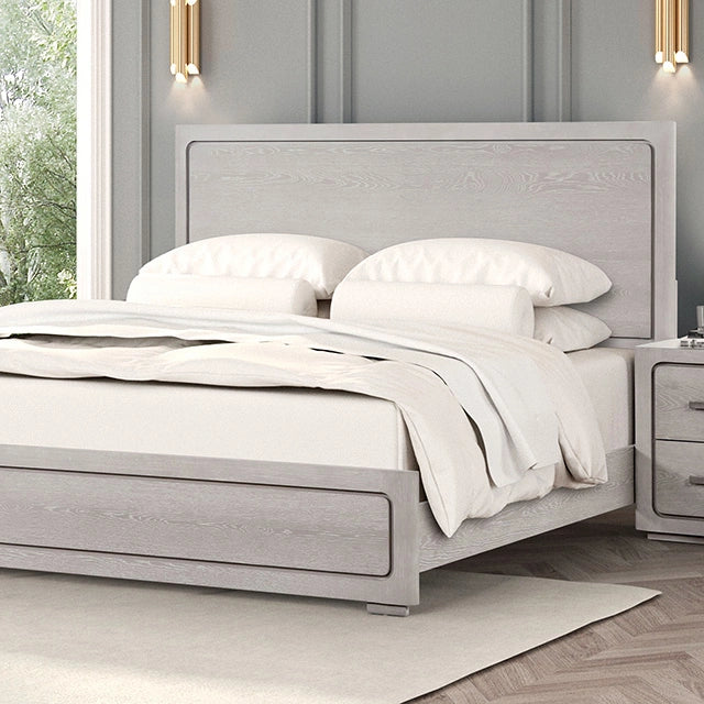 Crowthorne Bed White & Grey