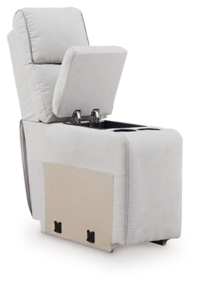 Social Pointe Reclining Sectional with Storage Consoles