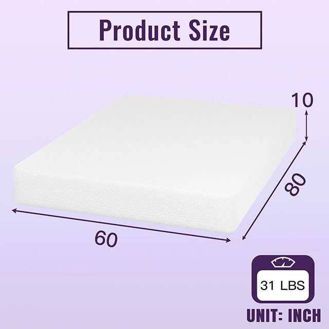Nasturtium 10" Bamboo Charcoal Infused Memory Foam