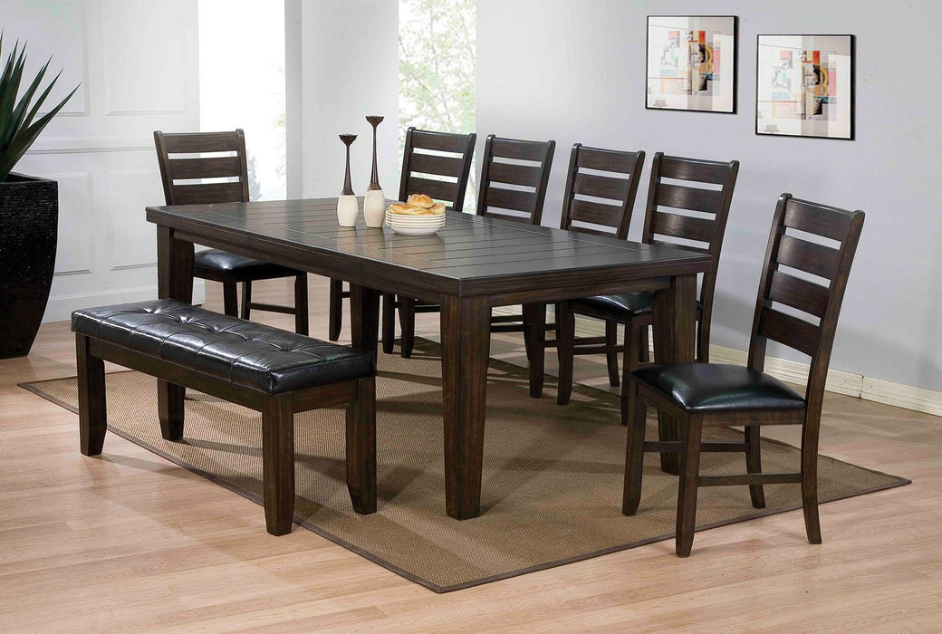 Acme Furniture Urbana Side Chair in Black and Espresso (Set of 2) 74624