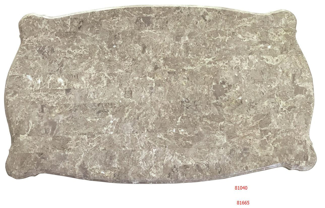 Bently Marble & Champagne Coffee Table