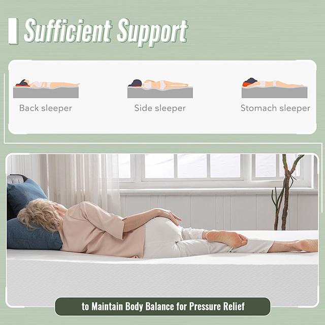 Coreopsis 10" Queen Memory Foam Wave Comfort