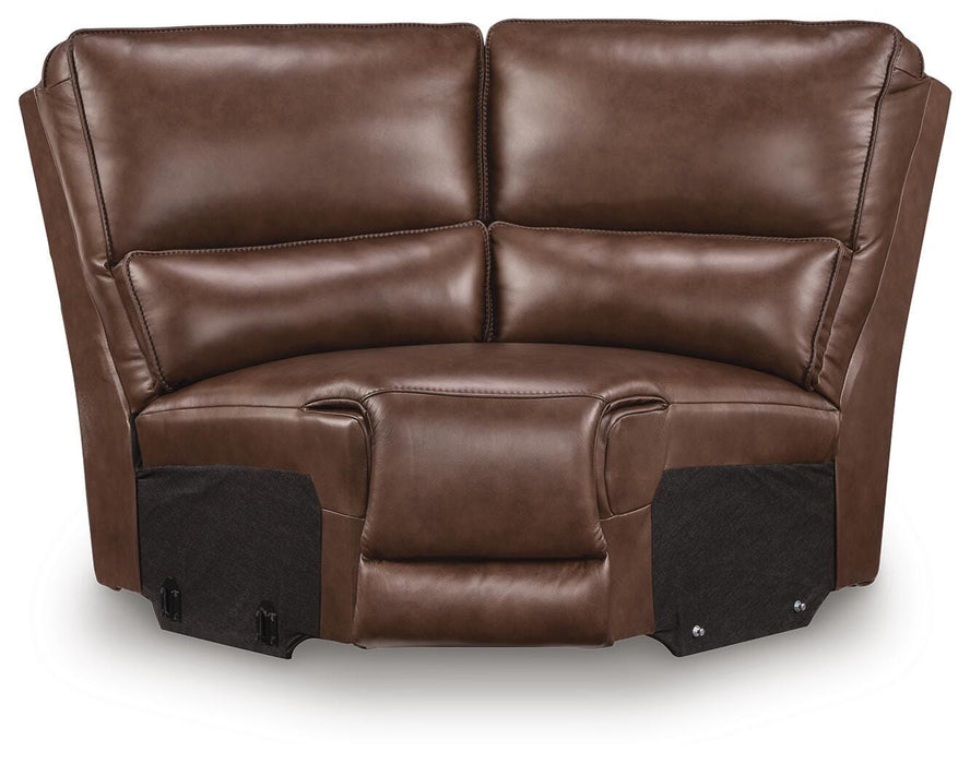 DeepWakes Reclining Sectional with Storage Console