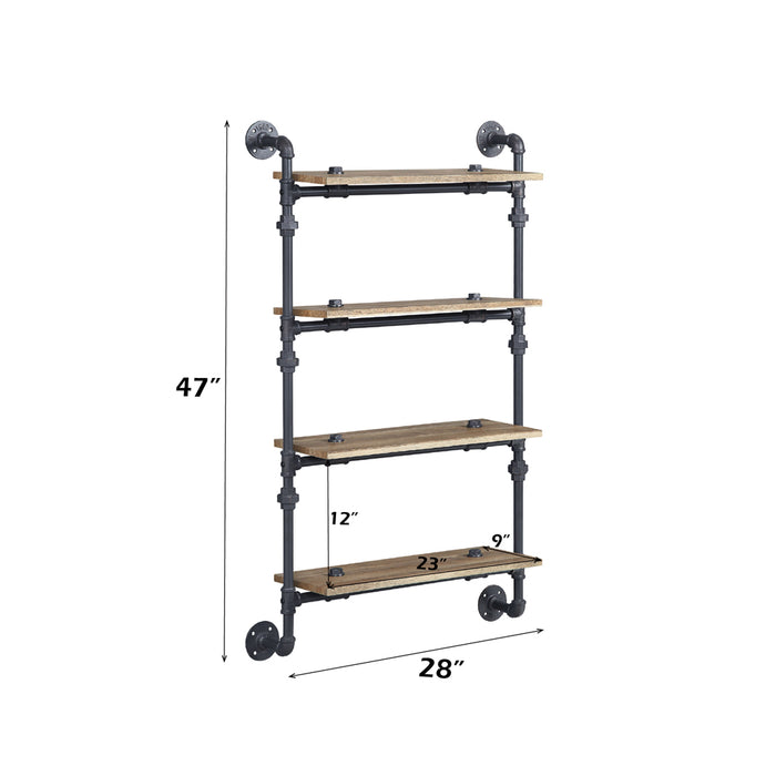 Wall Rack w/4 Shelves