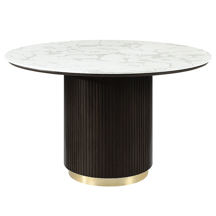 Round Dining Table w/Marble
