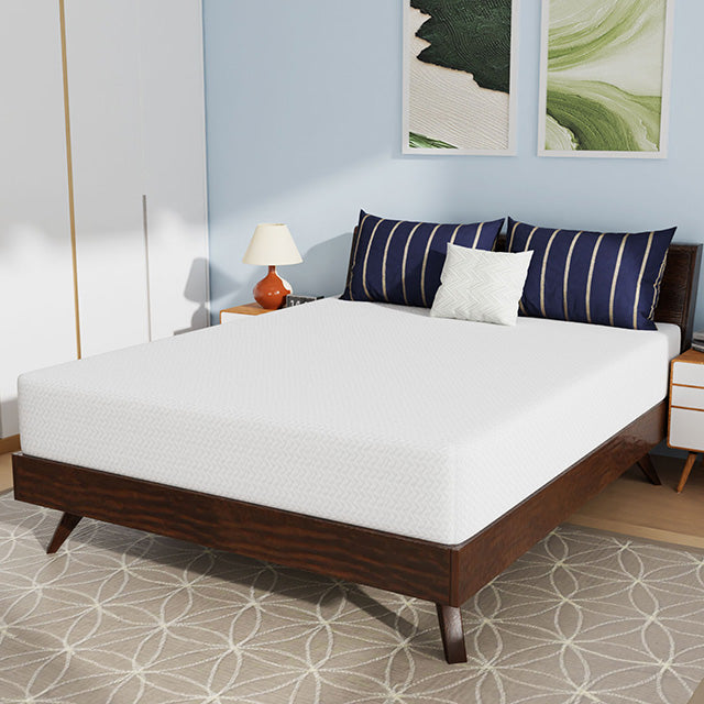 Nasturtium 10" Queen Bamboo Charcoal Infused Memory Foam