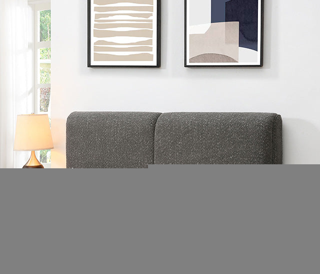 Stavern E.King, Full, & Queen Bed Grey & Black