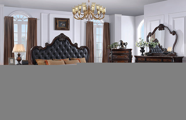 Ventresca 4 & 5 Piece Queen Bedroom Set White & Chrome