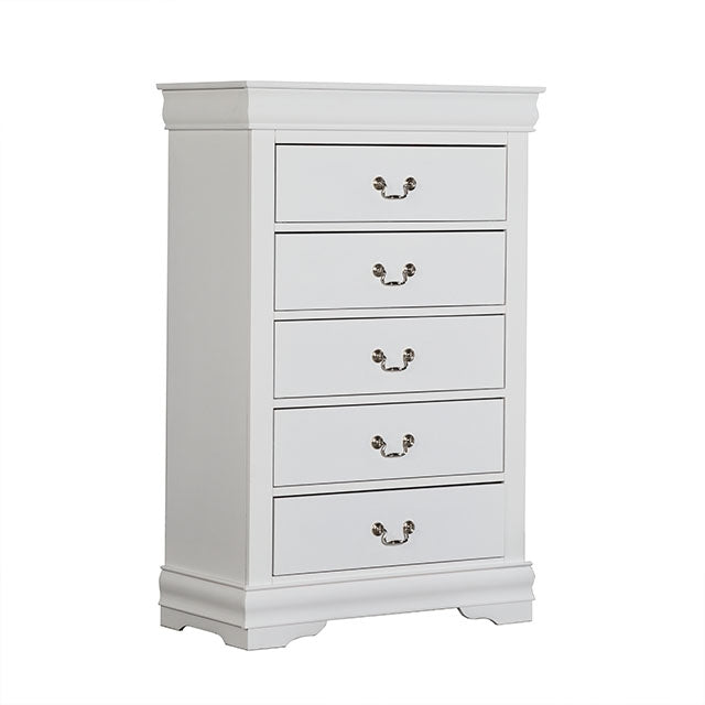 Louis Philippe Full, Twin, Full, & King Bed Black, Grey, Brown & White